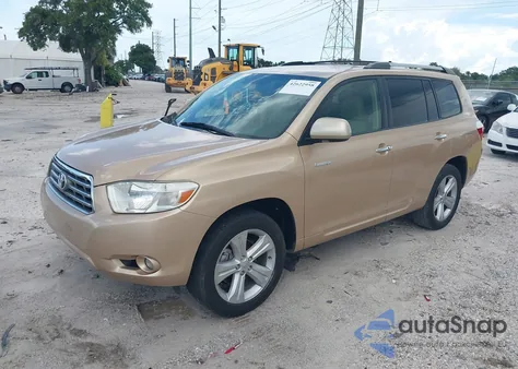 2008 Toyota Highlander Limited из США, поврежденный, VIN JTEDS42A382049083